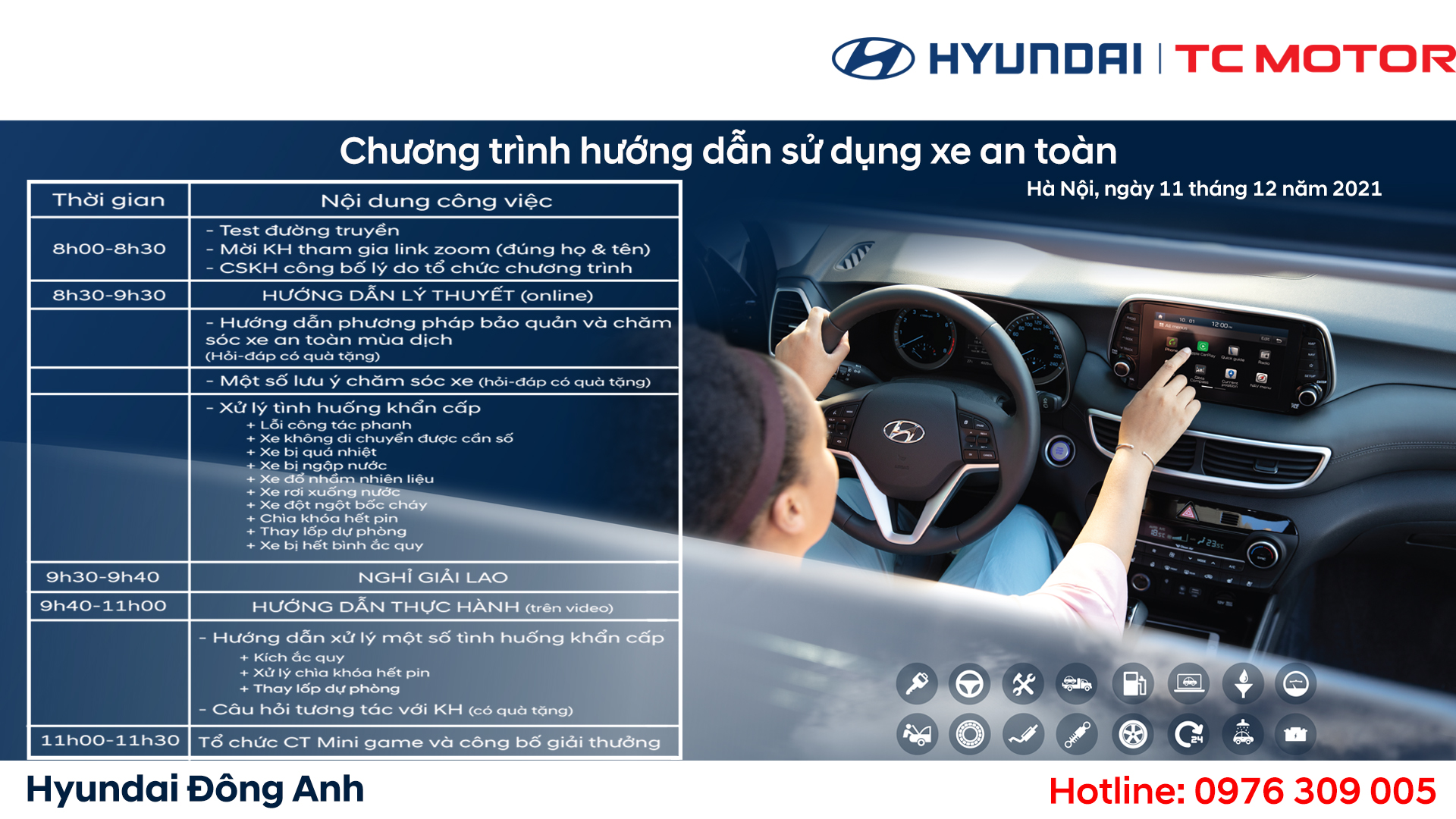 Chương trình hướng dẫn sử dụng xe an toàn